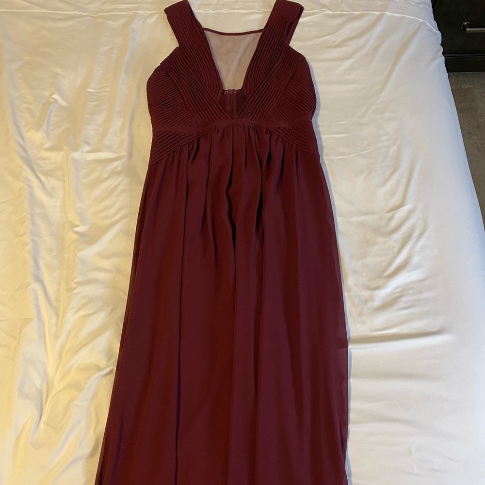 Lulus Burgundy Maxi Dress